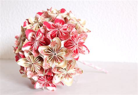 everlasting origami paper flower bouquet meandyoulookbook