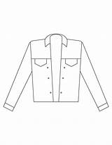 Jacket Coloring Pages Kids sketch template