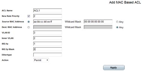 Configure Mac Based Acl On The Sge Sfe Series Managed Switches Cisco