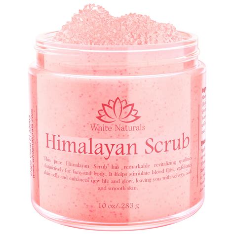 himalayan pink salt scrub full body scrub  nourishing vitamins