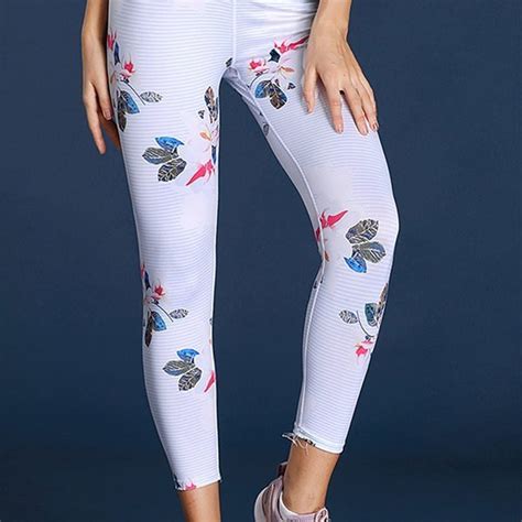 Hualong Women Skinny High Waisted Floral Trousers Online Store For