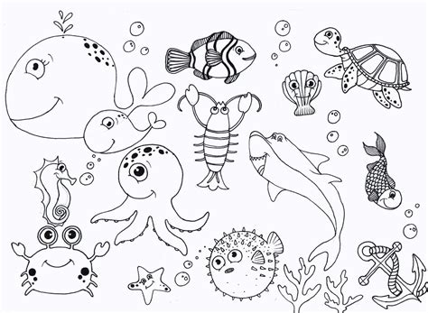 soulmuseumblog   sea animals coloring pages