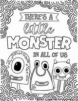 Coloring Monster Monsters Pages Kids Cute Silly Printables Little Funny Fun Just Hopefully Silliness Spooky Scary Nothing Smile Bring There sketch template