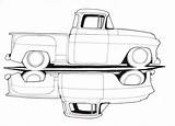 Truck Chevy Drawings Drawing Trucks Old Coloring 1957 C10 Classic Pages Sketch Draw Dibujos Camioneta Cars Dibujo Chevrolet Deviantart Hot sketch template