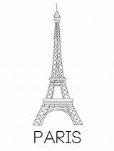 Eiffel Eiffeltoren Torre Ausmalbilder París Parijs Pequenos Desenhar Tekenen Parigi Francia Símbolo Bord Uitprinten Downloaden Colorare Disegni Ouvrir sketch template