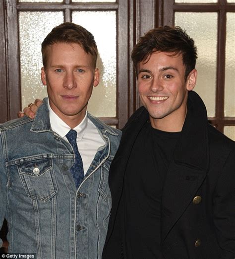 tom daley and dustin lance black put on a united front daily mail online