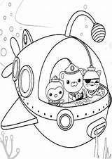 Octonauts Tulamama sketch template