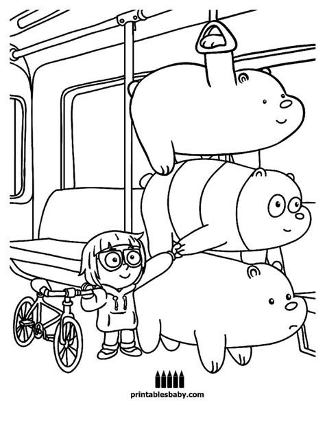 bare bears  bear coloring pages  bare bears bare bears