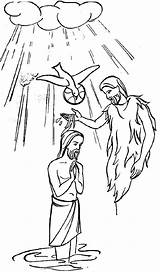 Baptism Baptiste Jobbet Kristus Teckningar Skissblock Enkla Sketchite sketch template