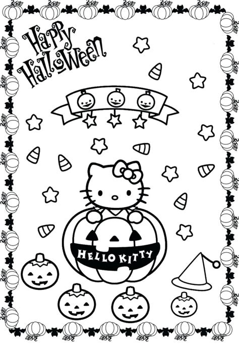 kitty coloring pages halloween hgw