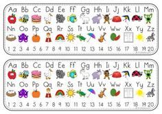 alphabet strip small alphabets alphabet writing kindergarten units