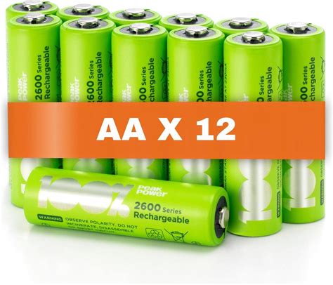 bolcom  peak power oplaadbare batterijen aa duurzame keuze nimh aa batterij mignon