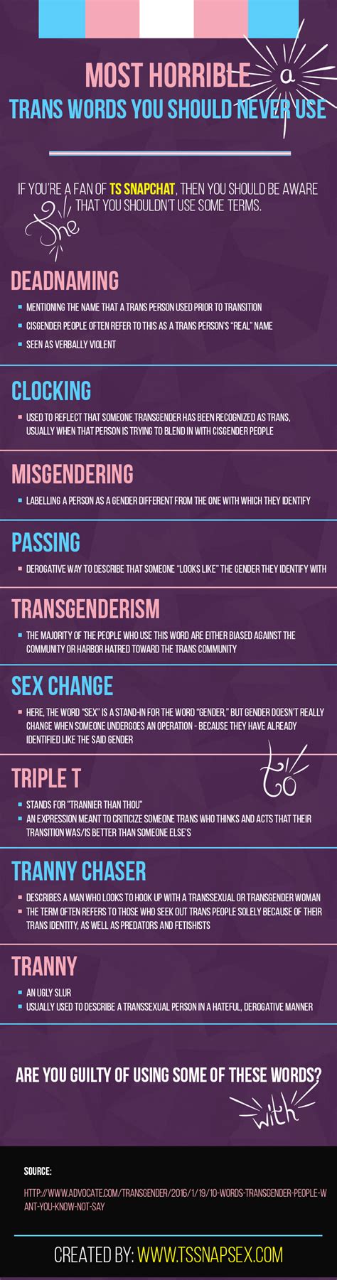 if you re a fan of ts snapchat then you should be aware that you shouldn t use some terms