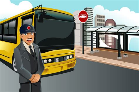 bus driver   vectors clipart graphics vector art