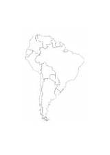 Colorear Südamerika Mapas Malvorlagen sketch template