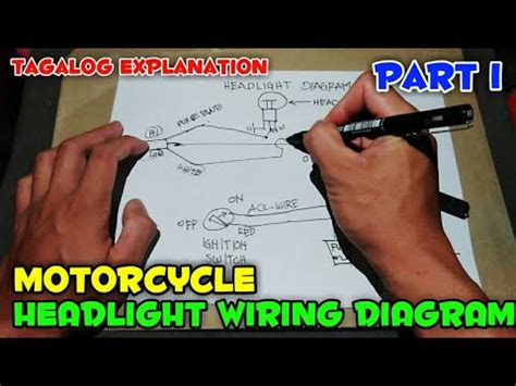 wiring diagram  motorcycle headlight diagram board tutorial part