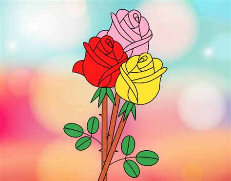 Dibujo De Un Ramo De Rosas Pintado Por En El Día 06 12 18 A