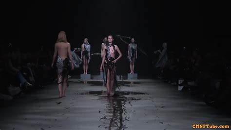 Naked Fashion Show Models On Catwalk Jef Montes Resolver Event At