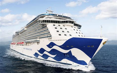 princess cruises naming  cruise ship sky princess  debut   mediterranean