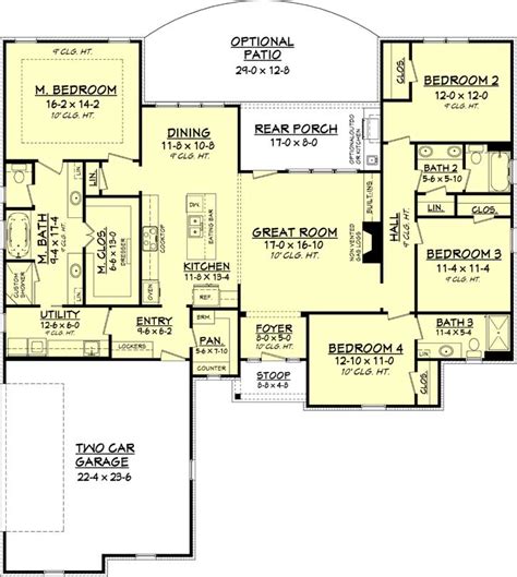 bedroom  bath house floor plans floorplansclick
