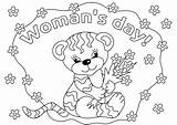 Coloring Pages International Womens Printable Women Night Color Drawing Kids Happy Sheets Print Scribblefun Starry Printables Cards Sheet March Colorings sketch template