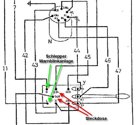 blinkerschaltung traktor schaltplan wiring diagram