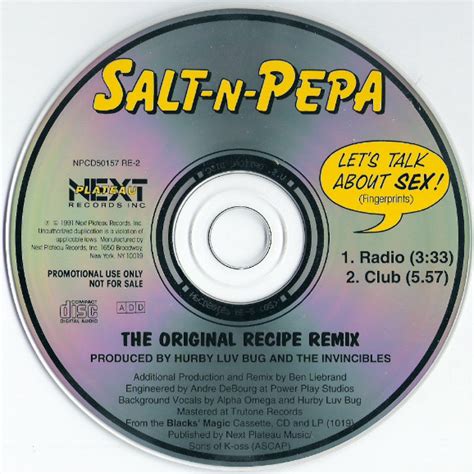 Salt N Pepa – Lets Talk About Sex The Original Recipe Remix 1991
