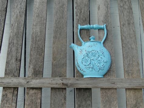 Updated Kitchen Wall Decor Vintage Resin Teapot Plaque In