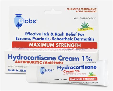 Hydrocortisone Maximum Strength Cream 1 With Aloe Usp 3 Pack Exp 05
