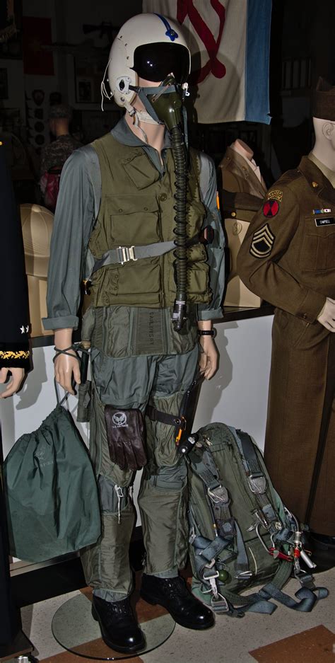 complete usaf fighter pilots flight suit maine military museum
