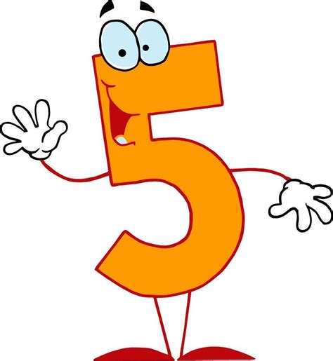 happy number  cartoon character  image