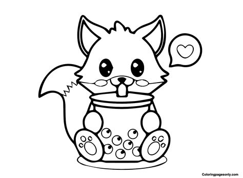 boba tea coloring pages  printable coloring pages