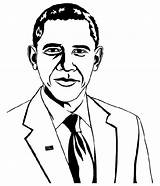 Obama Coloring Barack Pages Drawing President Print Getdrawings Kids Printable sketch template