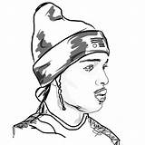 Drawing Rocky Asap Draw Getdrawings Fashionista sketch template