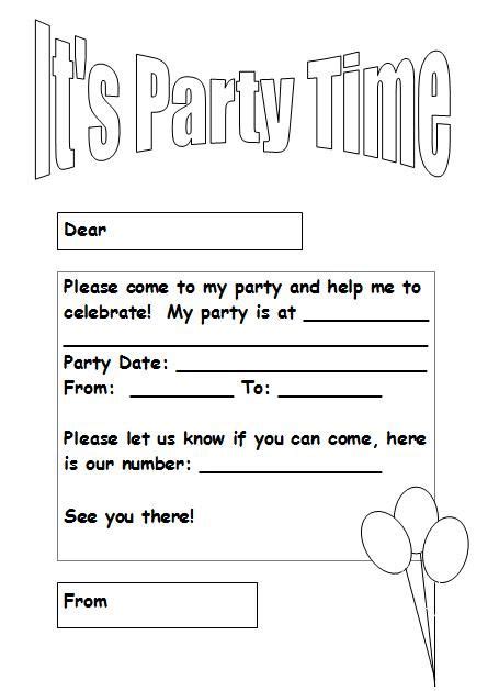printable black  white birthday invitation templates daftarcek