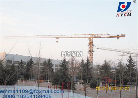 cranetower qtp  work arm  tons load specifications tower craines