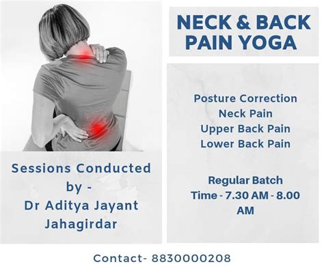 Relieve Your Neck Pain And Back Pain Through Yoga Yoga Therapy In