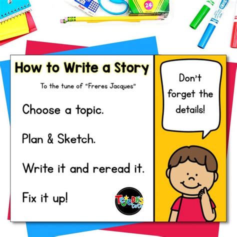 tips  kindergarten personal narrative writing tejedas tots