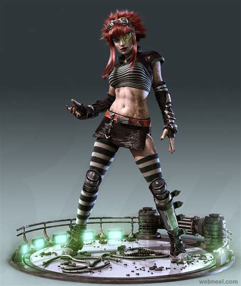 28 Awesome 3d Character Designs From Top 3d Masters Zhang