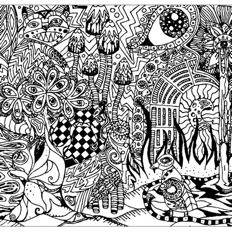 Psychedelic Coloring Pages Print At