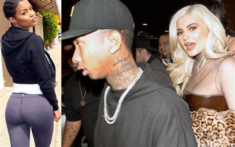 tyga caught getting cozy with sexy pal teyana taylor at a