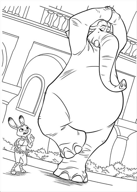 zootopia  children zootopia kids coloring pages