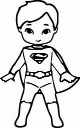 Superman Clipartmag Superheroes Facile Dessiner Getdrawings Wecoloringpage Colorings sketch template