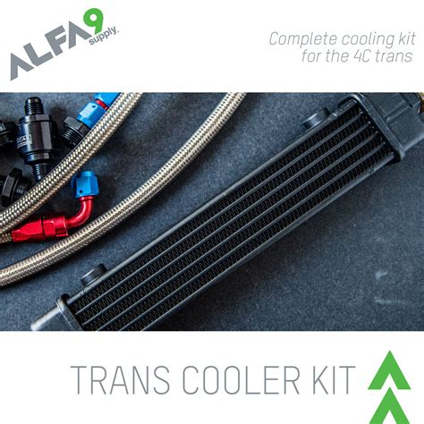alfa alfa  trans cooler kit alfa supply