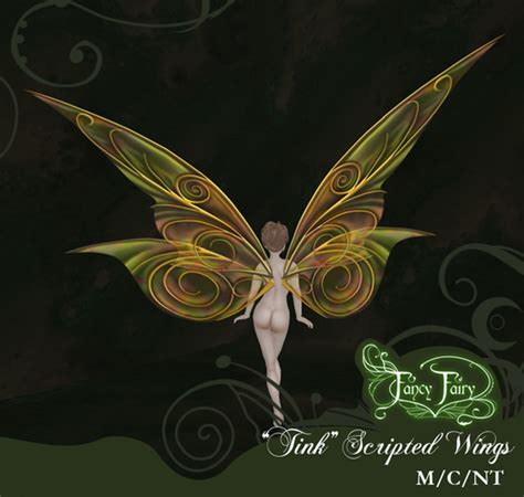 second life marketplace tink scripted animated fairy wings in