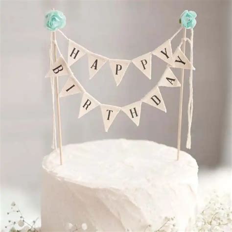 detail feedback questions  happy birthday cake topper banner