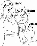 Jacob Esau Coloring Printable Pages Color Getcolorings sketch template