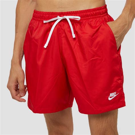 nike sportswear woven flow korte broek rood heren