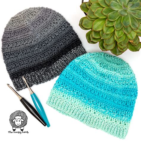 crochet hat patterns  worsted weight yarn simply hooked