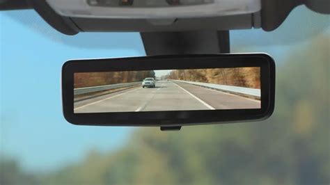 rear view mirrors rethought gentexs electronic full display mirror  gm vehicles